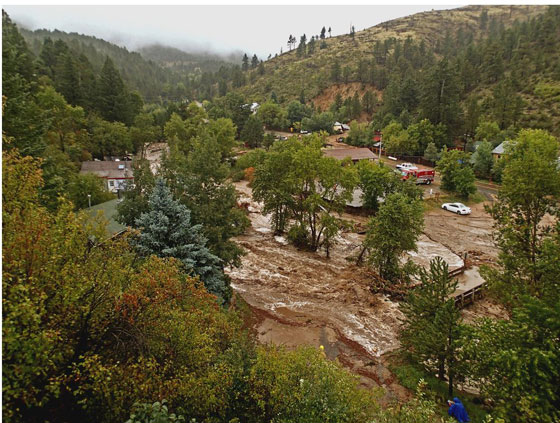 Jamestown Colorado 2013 Flood