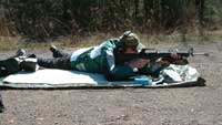 Tony - AR-15 shooting prone