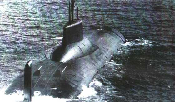 typhoon class submarine